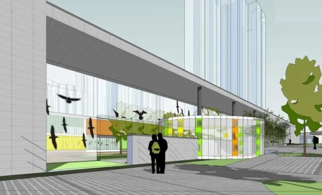 Sketchup School Model | Multi story clubhouse+kindergarten, modern style, educational building