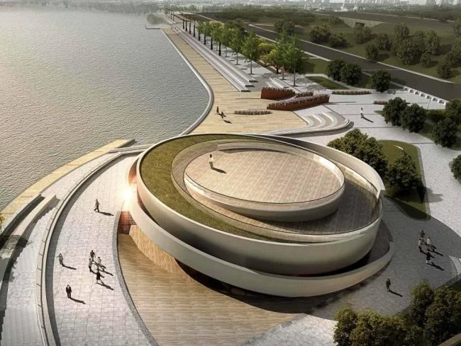 Sketchup Cultural Model | Multi story Museum, Modern Style, Cultural Architecture