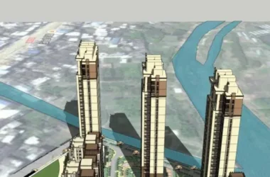 SketchUp Multi-Story Urban Complex with Residential Units and Ground-Floor Commercial Spaces in Classical Style-BIM WORLD