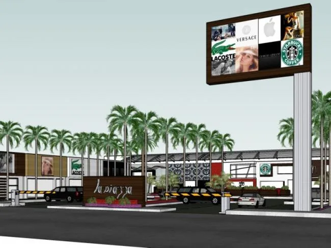 Sketchup Landscape Model | Commercial Landscape, Modern Style