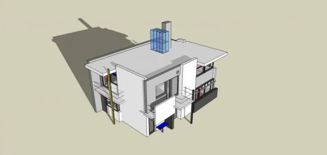 Sketchup Villa Model | Solo Villa, Multi story Residential Building, Modern Style