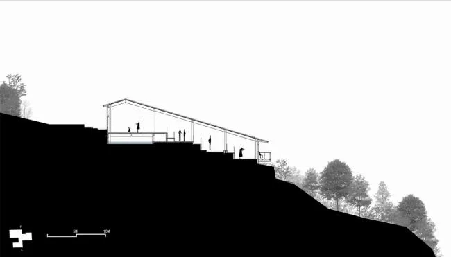 BIM architecture | Adjacent to the canyon, integrated into the settlement: Heizhugou Zen Inn Boutique Hotel Reception Center/Research Building Architectural Design
