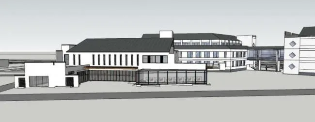 Sketchup School Model | Multi story School Teaching Building, Campus Educational Architecture, Modern Chinese Style