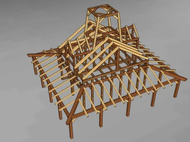 Sketchup Sketch Model | Architecture, Modern Style, Sketch Pavilion