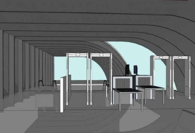 Sketchup Station Road Bridge | Subway Station Entrance/Exit, Modern Style