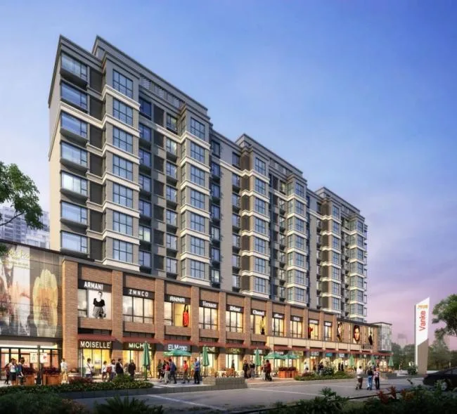 Sketchup Residential Model | High rise residential community, ground floor commercial, residential building, modern style