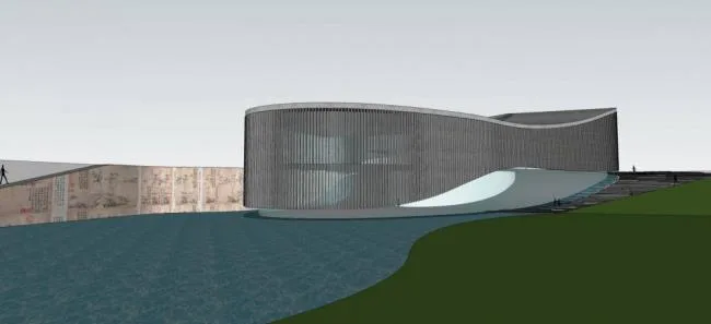 Sketchup Cultural Model | Multi story Museum, Cultural Architecture, Exhibition Hall, Modern Style