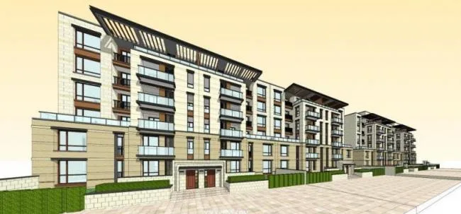 Modern Multi-Story Residential Model in SketchUp-BIM WORLD