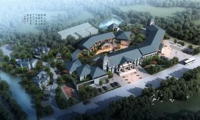 Sketchup Business Model | Multi story Commercial Club, Modern Chinese Style