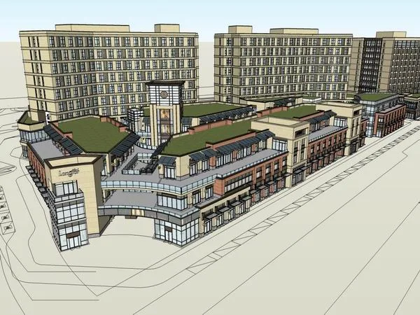 Sketchup Complex Model | Multi story Complex, Office Building, Residential, Commercial, Classical Style
