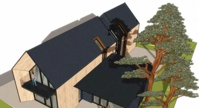 Sketchup Residential Model | Small Residence, Modern Style, Residential Building, Villa, Garden Villa