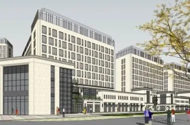 Modern High-Rise Residential Building with Street-Level Commercial Space | SketchUp Model, 11 and 18 Floors-BIM WORLD