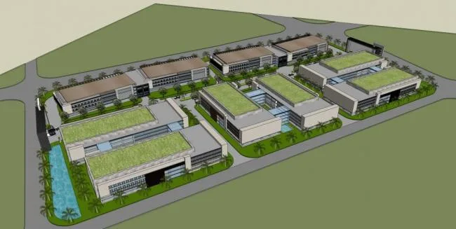 Sketchu Industrial Building | Multi story Building, Modern Style, Industrial Architecture