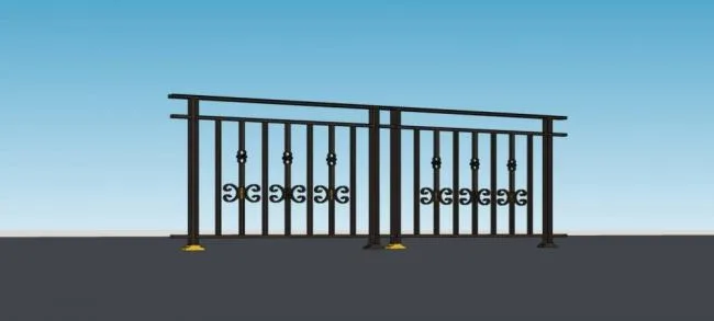 Sketchup Material Model | European Style, Components, Railings