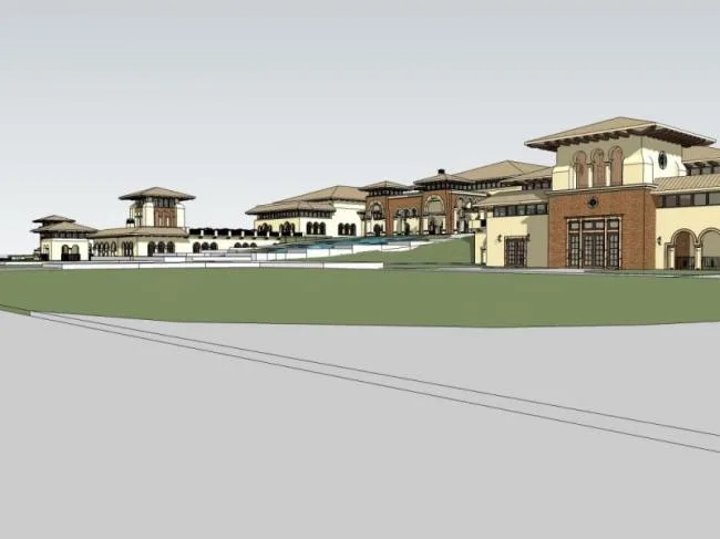 Sketchup Hotel Model | Multi story Hotel, Classical Style