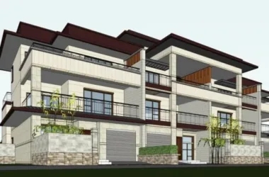 Modern Multi-Unit Villa Model in SketchUp-BIM WORLD
