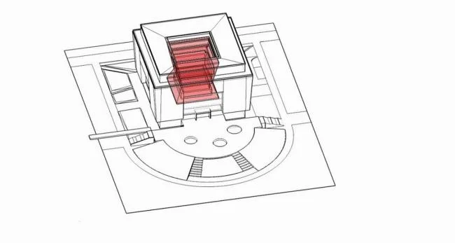 BIM Architecture | A 'Big Red Lantern' on the Woye Plain: Chengdu New Year's Eve Study New Collection Library/China Southwest Architectural Design and Research Institute