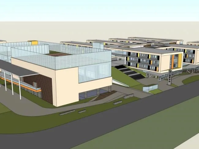Sketchup School Model | Multi story School, Campus Educational Architecture, Modern Style