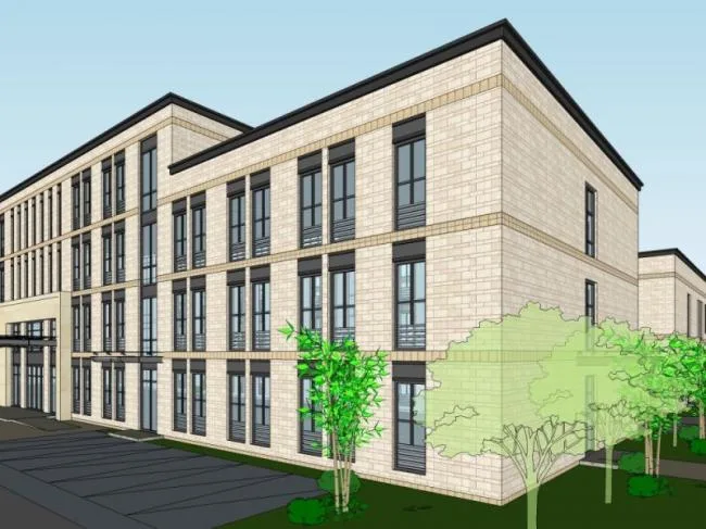 Sketchu Industrial Building | Multi story Industrial Park, Industrial Park, Modern Style