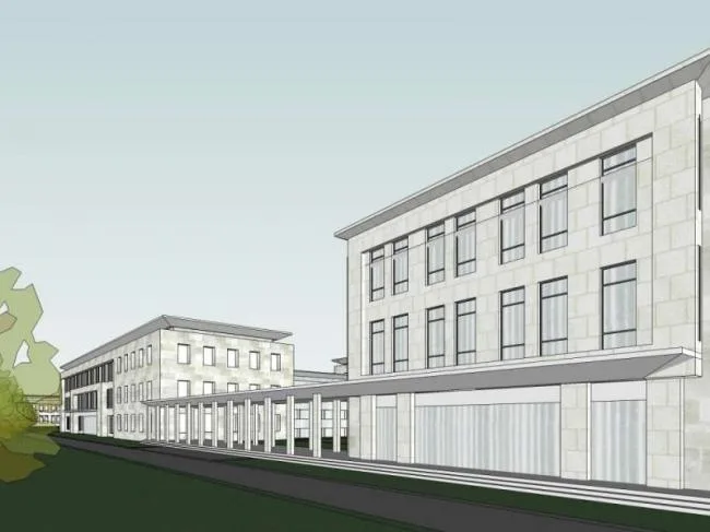 Sketchup Cultural Model | Multi story Exhibition Hall, Cultural Architecture, Modern Style