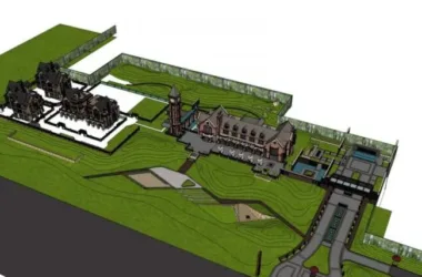 Classical Style Townhouse Villa Model in SketchUp-BIM WORLD