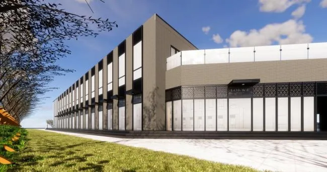 Sketchup Business Model | Multi story Sales Office, Commercial Building, Modern Style