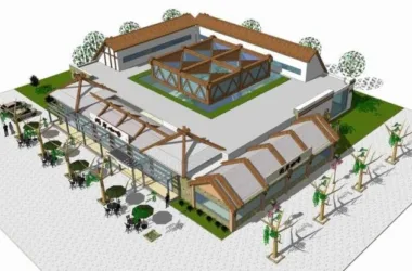 SketchUp Business Models: Modern Coffee Shops, Cafes, and Commercial Buildings-BIM WORLD