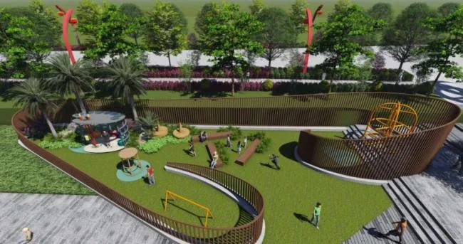 Sketchup Landscape Model | Street Landscape, Park Landscape, Modern Style