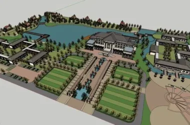 SketchUp Villa Model | Solo Commercial Villa in Classical Style-BIM WORLD