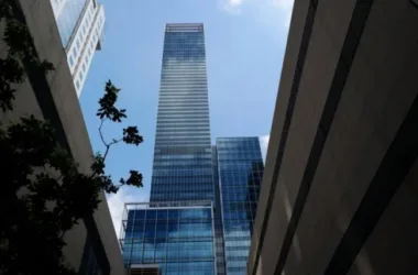 SketchUp Model of a Modern Super High-Rise Commercial Complex with Offices and Hotel-BIM WORLD
