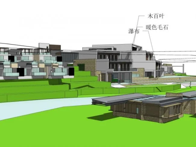 Sketchup Hotel Model | Multi story Resort, Modern Style