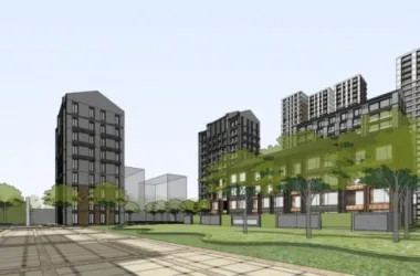 Modern High-Rise Residential Building Model in SketchUp-BIM WORLD