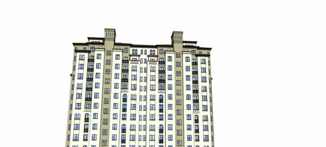 Residential SketchUp Models: High-Rise, European, Spanish, and Classical Styles