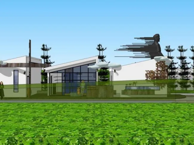 Sketchup Cultural Model | Multi story Cultural Corridor, Cultural Architecture, Modern Style