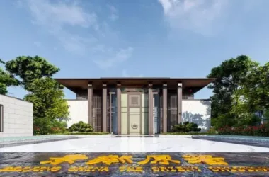 SketchUp Business Model: Designing Sales Offices with Modern Chinese Commercial Architecture-BIM WORLD