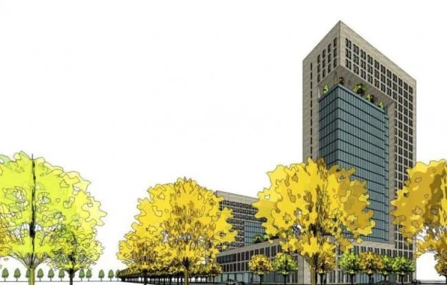Sketchup Office Model | High rise Office Building, Modern Style