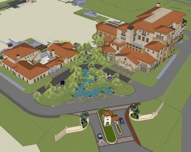 SketchUp Villa Models: Spanish and Classical Multi-Story Stacked Residences with Elegant Entrance Designs