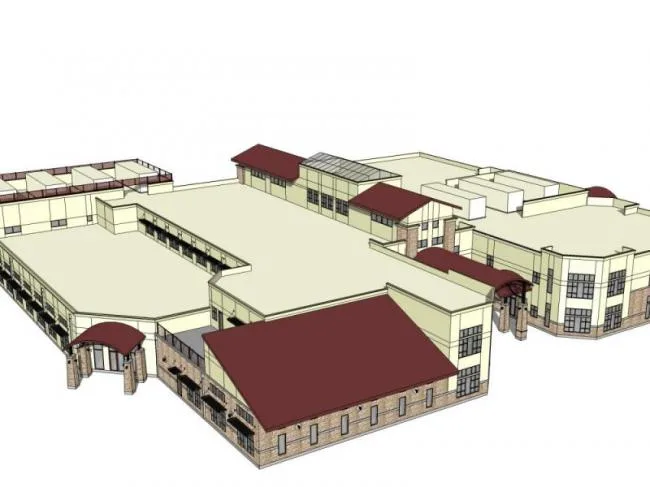 SketchUp Business Model: Modern Commercial Architecture Design