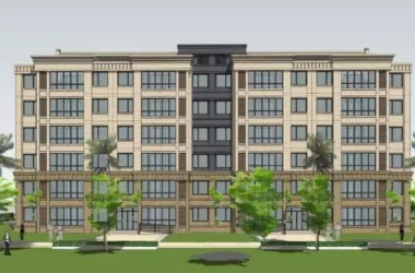 SketchUp Multi-Story Residential Building | Simplified European Style Model-BIM WORLD