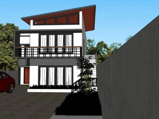 Sketchup Villa Model | Solo Villa, Modern Style
