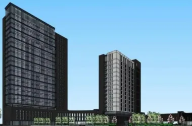 High-Rise Office and Research Building in an Electronic and Electrical Industry Park | Modern SketchUp Model-BIM WORLD