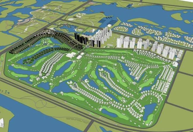 Sketchup Planning Model | Overall Planning, Villa Area Planning, Modern Style