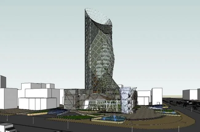 Sketchup Office Model | High rise Office Building, Modern Style