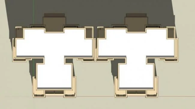 Sketchup Residential Model | High rise Residential Buildings, Residential Buildings, Classical Style