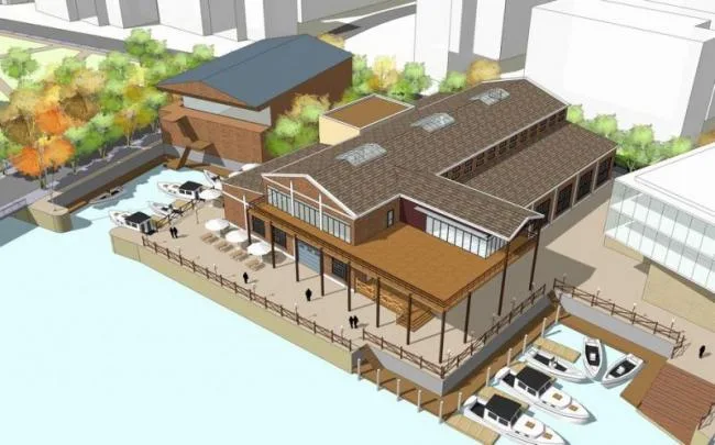 Sketchup Planning Model | Multi story Old Factory Area Renovation Plan, Neoclassical Style
