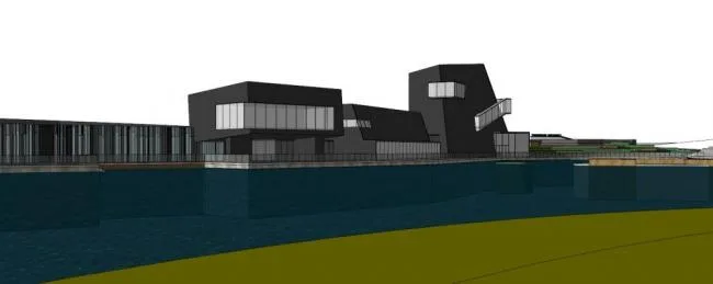 Sketchup Cultural Model | Multi story Art Gallery, Cultural Architecture, Modern Style