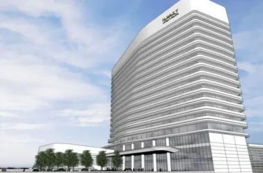 Modern High-Rise Hotel Model in SketchUp-BIM WORLD