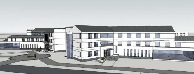 Sketchup School Model | Multi story School Teaching Building, Campus Educational Architecture, Modern Chinese Style