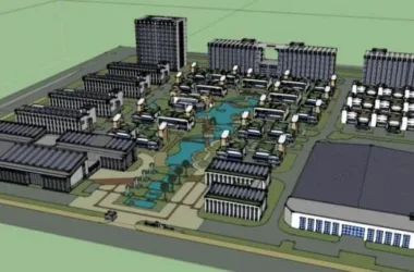 Sketchu Industrial Factory: Modern Multi-Story Facility with Office Space in Economic Development Zone-BIM WORLD