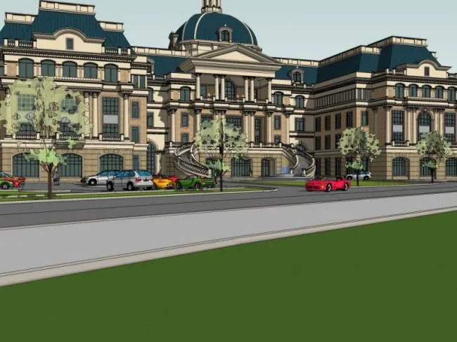 SketchUp Business Model: Designing a European-Style Multi-Story Club